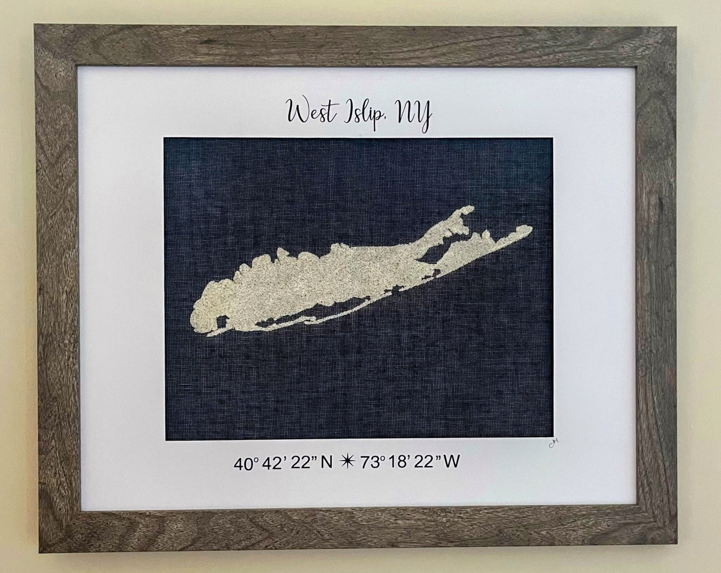 Long Island town/coordinates
