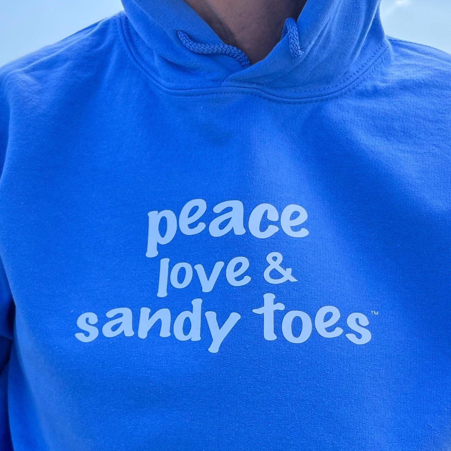Waves peace love & sandy toes ~ unisex hoodie sweatshirt