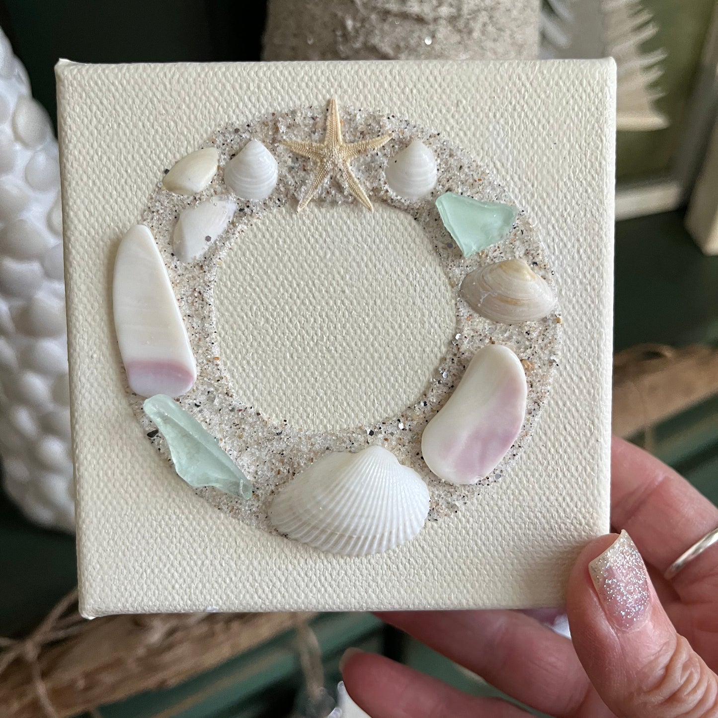 Mini starfish wreath