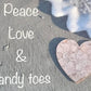 “Peace Love & sandy toes” photo